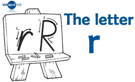 How to write: The letter r